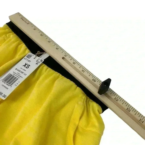 ADIDAS SHORTS MENS XS AEROREADY AXIS KNIT 3.0 TRAINING ALMOST YELLOW BASKETBALL - Picture 4 of 10